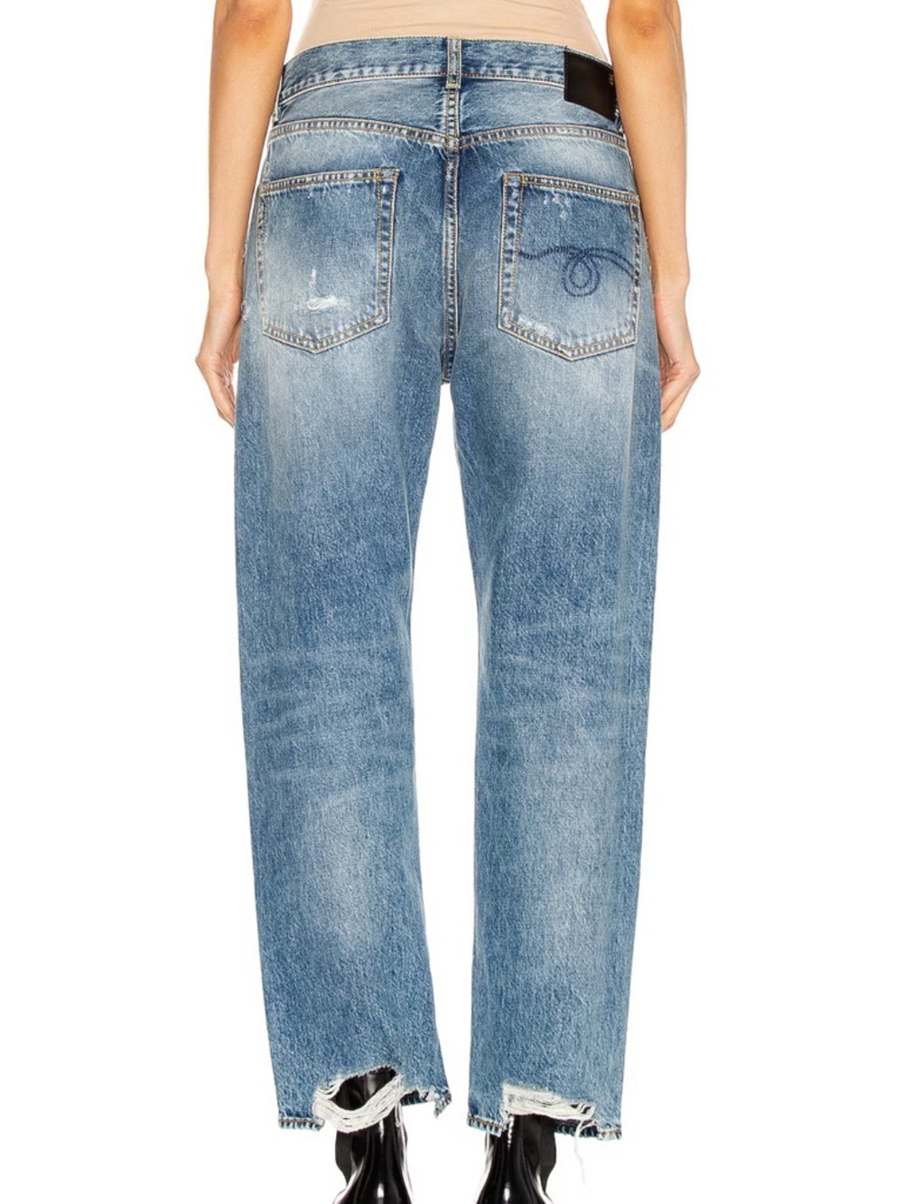 R13 Boyfriend Jeans Size 23 - Picture 5 of 13